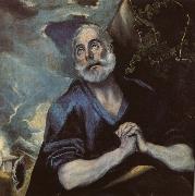 El Greco The Tears of St Peter of all the old masters oil on canvas